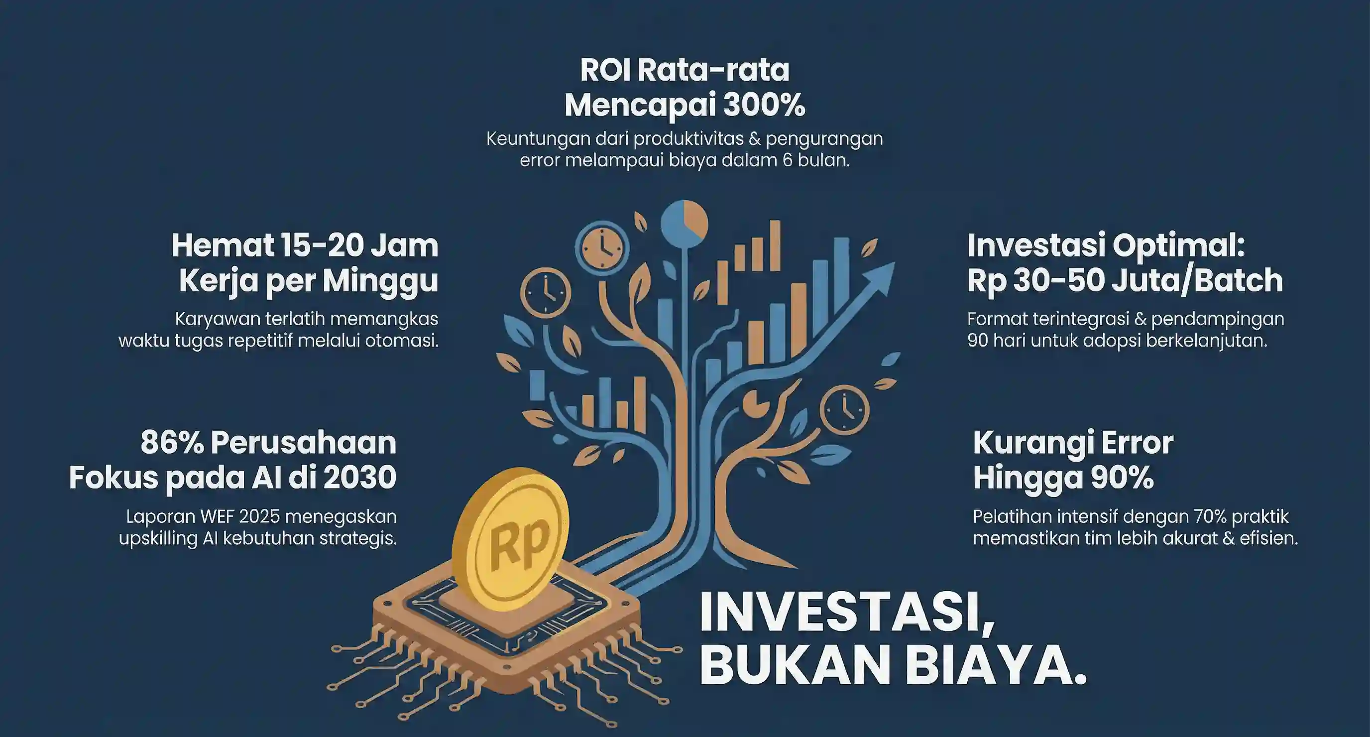 Harga Pelatihan AI Perusahaan 2026: Panduan Budget dan ROI